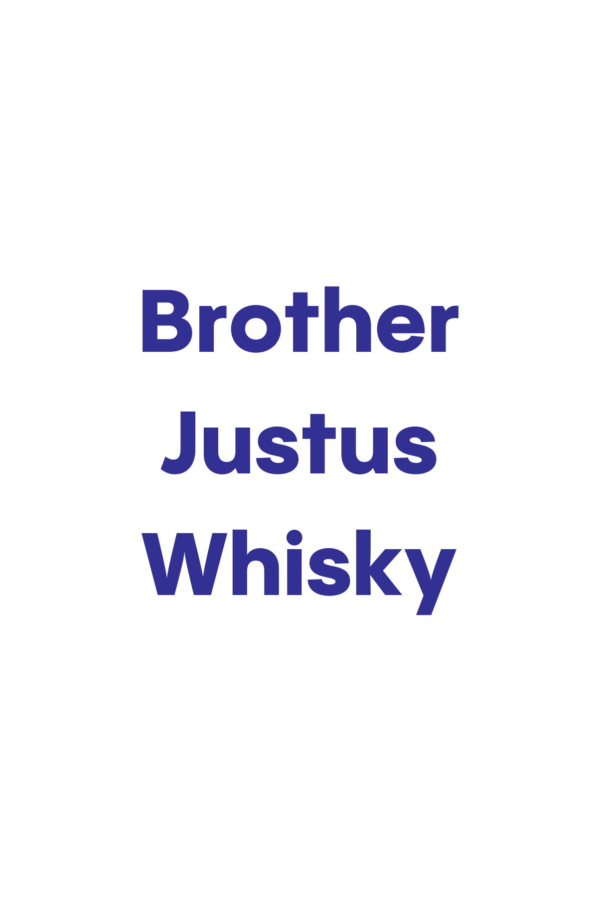 Brother Justus Tasting Menu